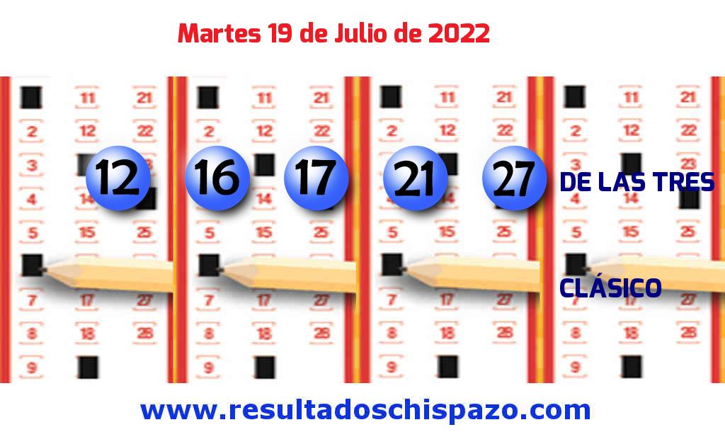 Boleto del Chispazo de las 3 de hoy 2022-07-19.