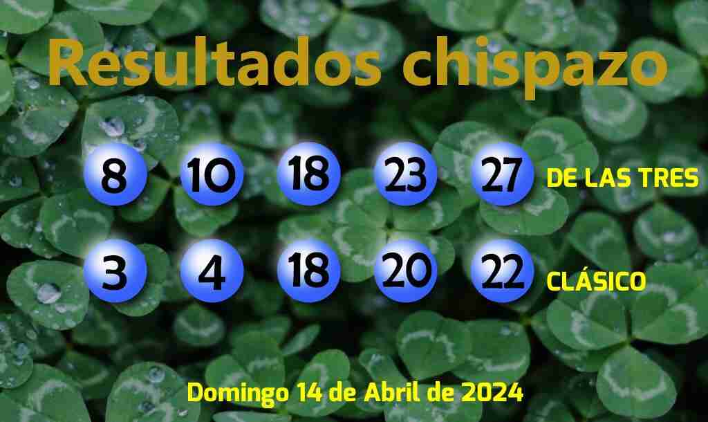 Boleto del Chispazo Clásico del Domingo. 2024-04-14.
